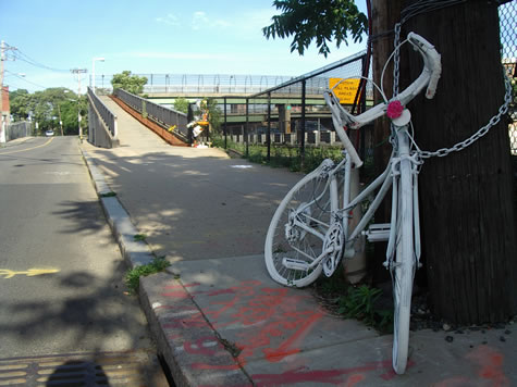 Memorial for a Downed Cyclist
