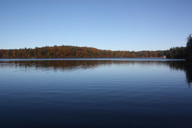 Walden Pond in Fall