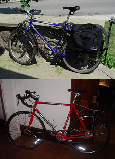 Photo of two bikes